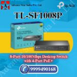 TL-SF1008P 8-Port 10/100Mbps Desktop Switch with 4-Port PoE+