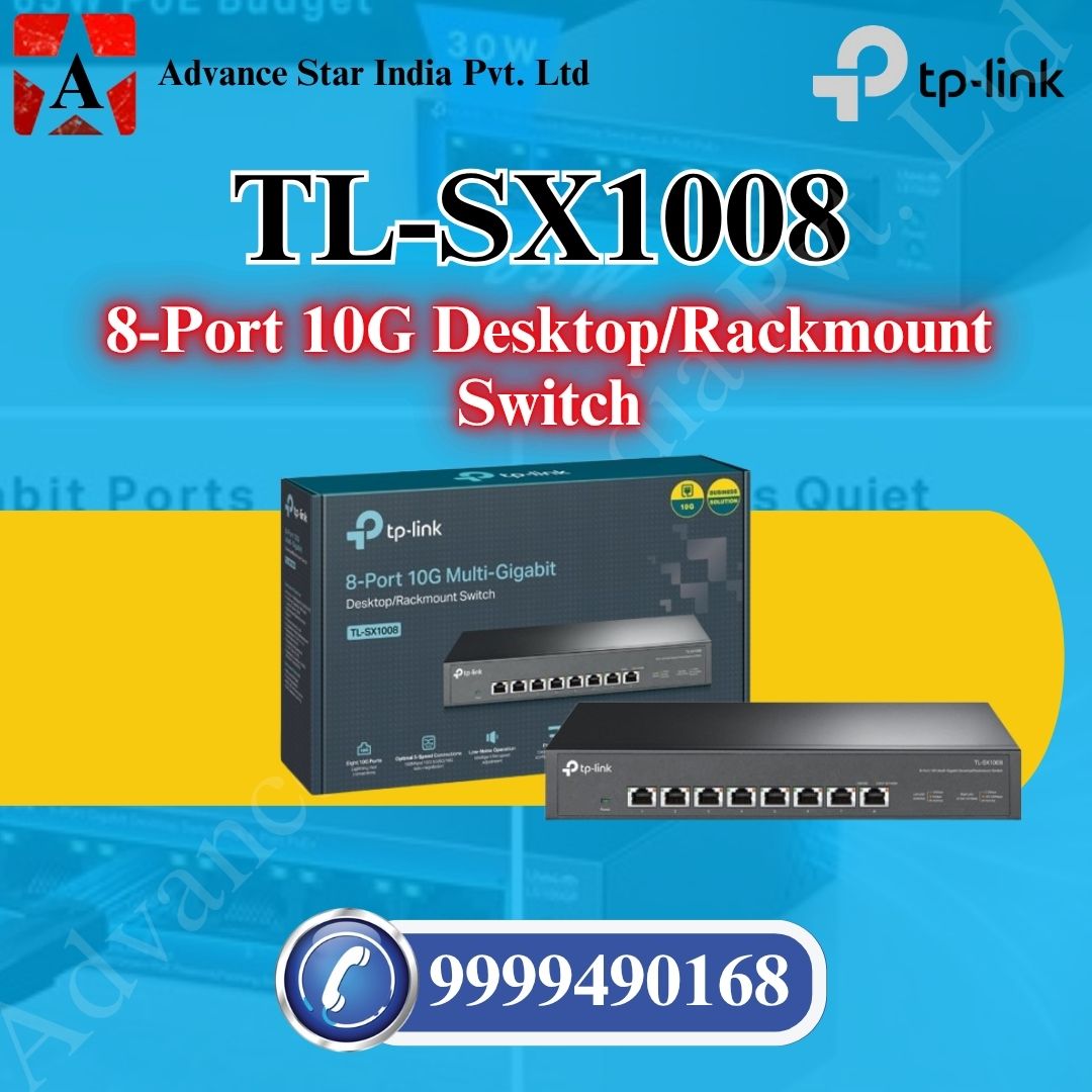 TL-SX1008 8-Port Rackmount Switch Dealer in Nehru Place Delhi