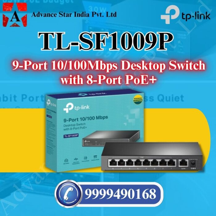 TL-SF1009P 9-Port Desktop Switch