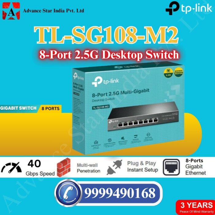 White and Blue Simple We Are Hiring Instagram Post (99) TL-SG108-M2 8-Port 2.5G Desktop Switch