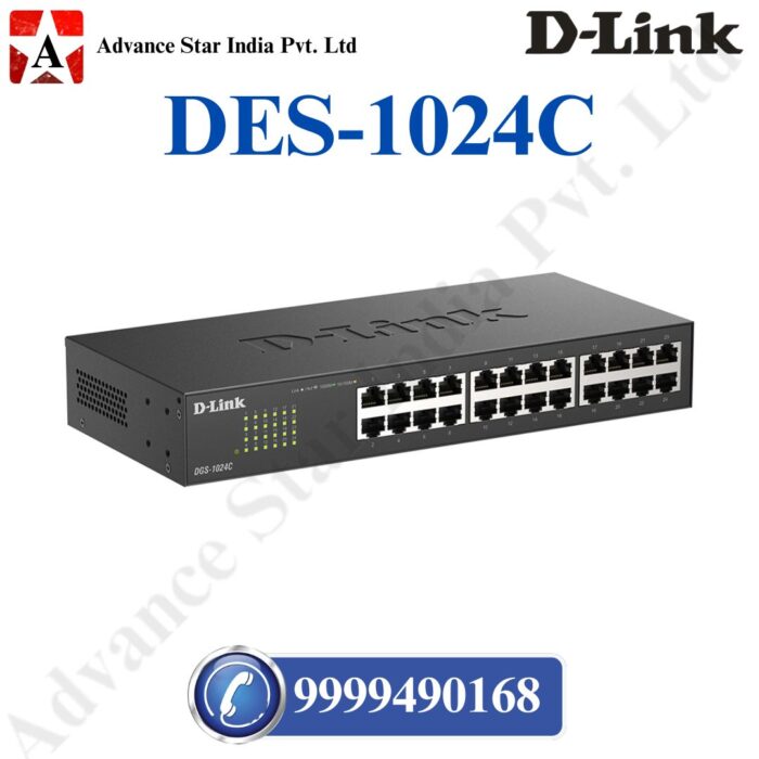 DGS-1024C 24-Port Gigabit Unmanaged Switch