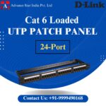 D-Link CAT6 UTP 24 Port Loaded Patch Panel