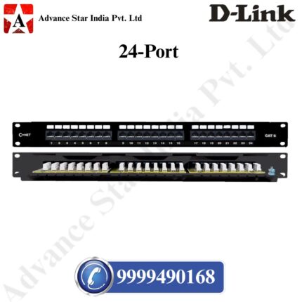 D-Link CAT6 UTP 24 Port Loaded Patch Panel