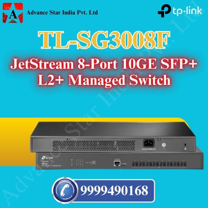 285 TL-SX3008F 8-Port Managed Switch