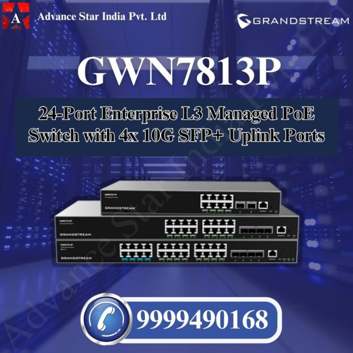37 GWN7813P 24-Port Enterprise Layer Switch
