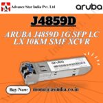 J4859D HPE Aruba 1G SFP LC LX 10km SMF Transceiver