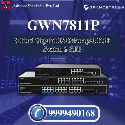 GWN7811P 8-Port Managed PoE Switch