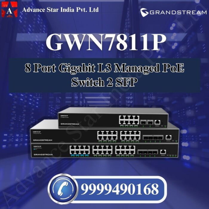 49 GWN7811P 8-Port Managed PoE Switch