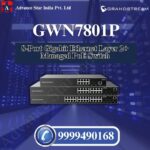 GWN7801P 8-Port Gigabit Ethernet PoE Switch