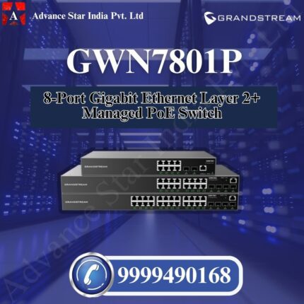 GWN7801P 8-Port Gigabit Ethernet PoE Switch