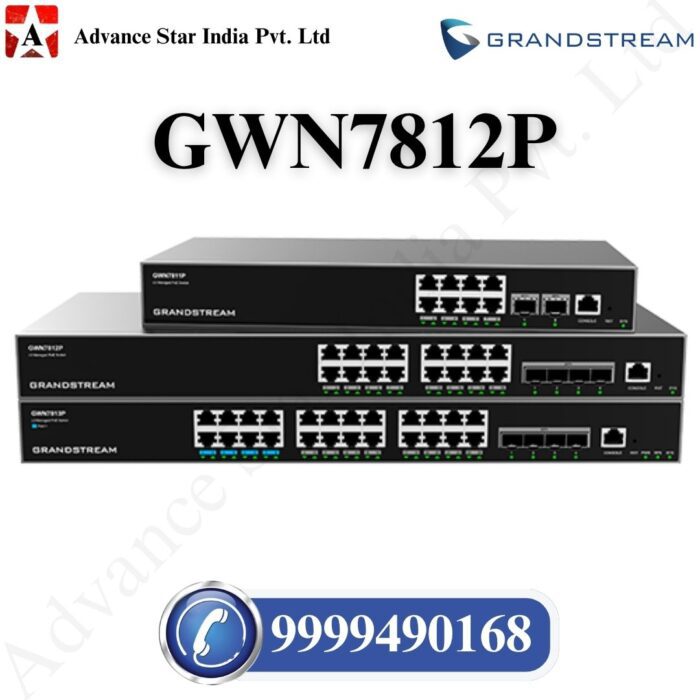 GWN7812P 16-Port Managed PoE Switch
