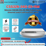 Mikrotik CSS326-24G-2S+RM 24 port Gigabit Ethernet switch with two SFP+ ports