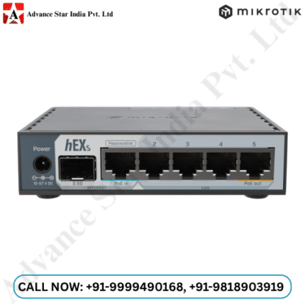 Mikrotik E60iUGS hEX S 2025 | 2.5G SFP Port with 5X Gigabit Ethernet Port