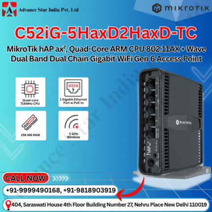 Mikrotik hAP ax2 C52iG-5HaxD2HaxD-TC ( Hap AX2)