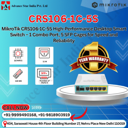 Mikrotik Cloud Router Switch CRS106-1C-5S