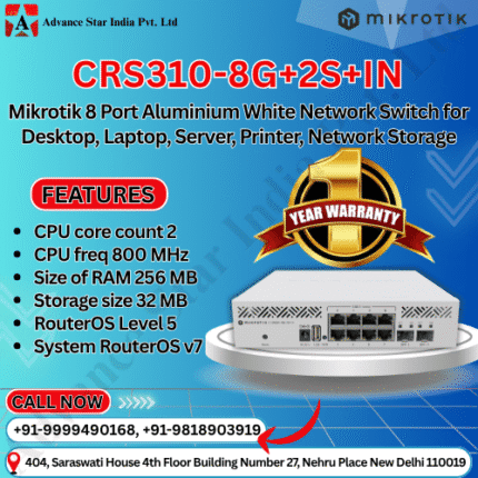 MIKROTIK Cloud Router Switch 310-8G+2S+IN