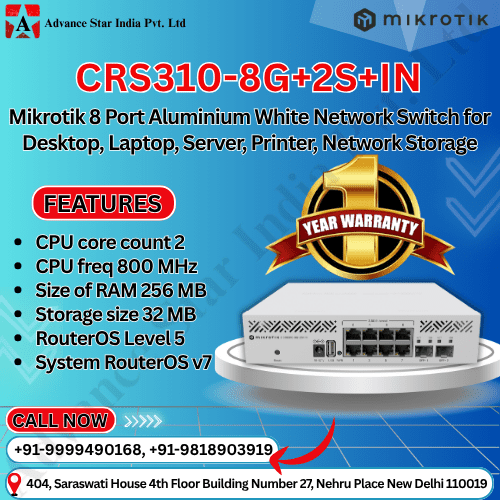 MIKROTIK Cloud Router Switch 310-8G+2S+IN