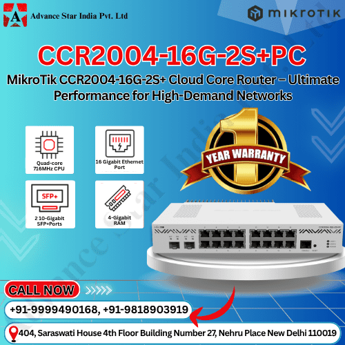 Mikrotik CCR2004-16G-2S+