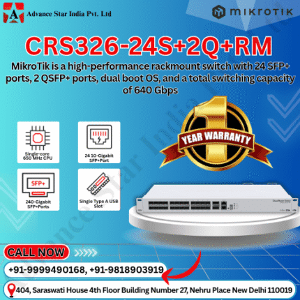 Mikrotik RB CRS326-24S+2Q+RM