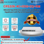 Mikrotik CRS326-4C+20G+2Q+RM | Top of the line switch with incredible 2.5 Gigabit port with Pair of 40 Gbps QSFP+ cages