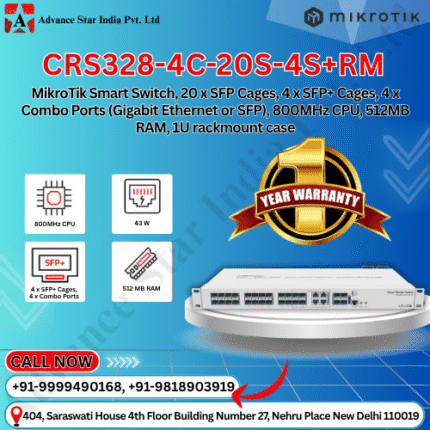 The CRS328-4C-20S-4S+RM is, indeed, a powerful 28 independent port switch that incorporates a versatile combo group. To detail the connectivity, this Smart Switch features 20 x SFP cages (1 Gbps), 4 x SFP+ cages (10 Gbps), and 4 x Combo ports that you can use as either Gigabit Ethernet (RJ45) or SFP slots. Port Flexibility and Management Crucially, these combo ports can also be software selected; therefore, if you have plugged in all eight potential cables (four RJ45 and four SFP), you can use scripting to decide which four combo ports will be actively forwarding traffic. Furthermore, the device comes in a 1U rackmount case with two 100-240 V power supplies that provide robust failover functionality. Additionally, an RJ45 console port is available for management and debugging, and a mode button allows for customization. Dual-Boot Capability and Specifications Most importantly, the device features a "Dual boot" capability, which means you can choose between two operating systems: RouterOS for advanced Layer 3 routing features, or SwOS for a simplified, pure Layer 2 switching experience. In terms of processing power, the unit includes an 800 MHz CPU and 512 MB RAM.
