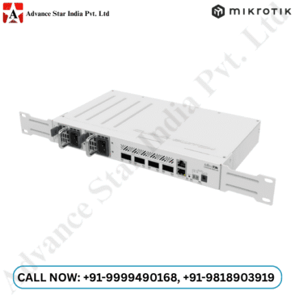 Mikrotik CRS504-4XQ-IN | 100 Gigabit Networking. This Switch is The Next Step in upgrading existing 10 or 25 Gigabit Networks. Multiple powering Options, Dual hot-swap Power Supplies. - Image 3