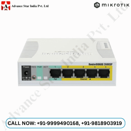 Mikrotik CSS106-1G-4P-1S 5-Port Gigabit Cloud Smart Switch PoE SwOS SFP