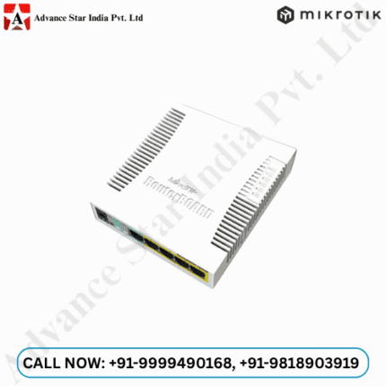 Mikrotik CSS106-1G-4P-1S 5-Port Gigabit Cloud Smart Switch PoE SwOS SFP