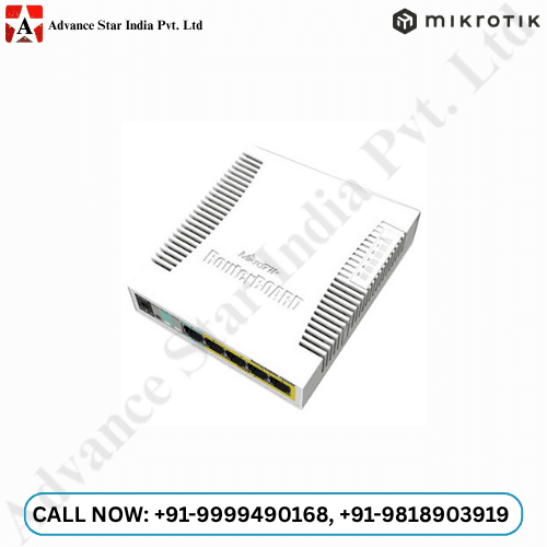 Mikrotik CSS106-1G-4P-1S 5-Port Gigabit Cloud Smart Switch PoE SwOS SFP