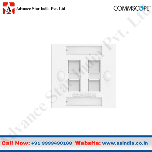 Commscope Cat 6 Quard Mode Face Plate