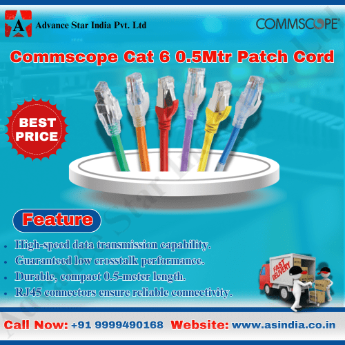 Commscope Cat 6 0.5Mtr Patch Cord