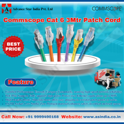 Commscope Cat 6 3Mtr Patch Cord