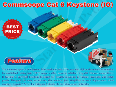 Commscope Cat 6 Keystone (IO)