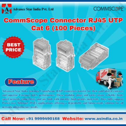 CommScope Cat 6 RJ45 UTP Connector (100 Pieces)