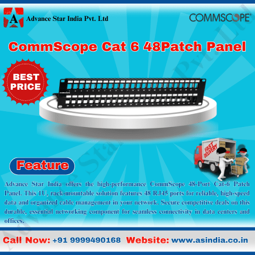 CommScope Cat 6 24Patch Panel 