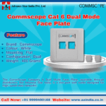 Commscope Cat 6 Dual Mode Face Plate
