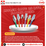 Molex Cat 6 UTP LHZS 20Mtr Patch Cord Dealer