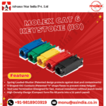 Molex Cat 6 Keystone (IO) Dealer in Nehru Place Delhi Ncr 