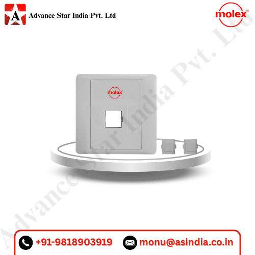 Molex Cat 6 Single Port Face Plate Dealer in Nehru Place Delhi