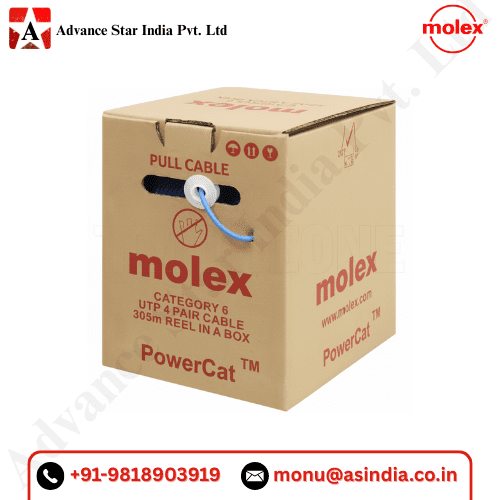 MOLEX CAT6 UTP 4PAIR CABLE 305m BOX