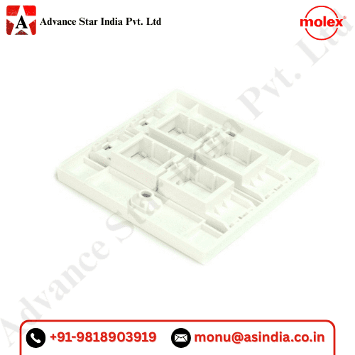 Molex Cat6 Quad Port Face Plate Dealer in Nehru Place Delhi Ncr