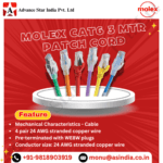 Molex Cat 6 UTP LHZS 3mtr Patch Cord Dealer