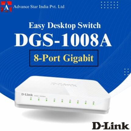 D-Link DGS-1008A 8-Port Gigabit Easy Desktop Switch